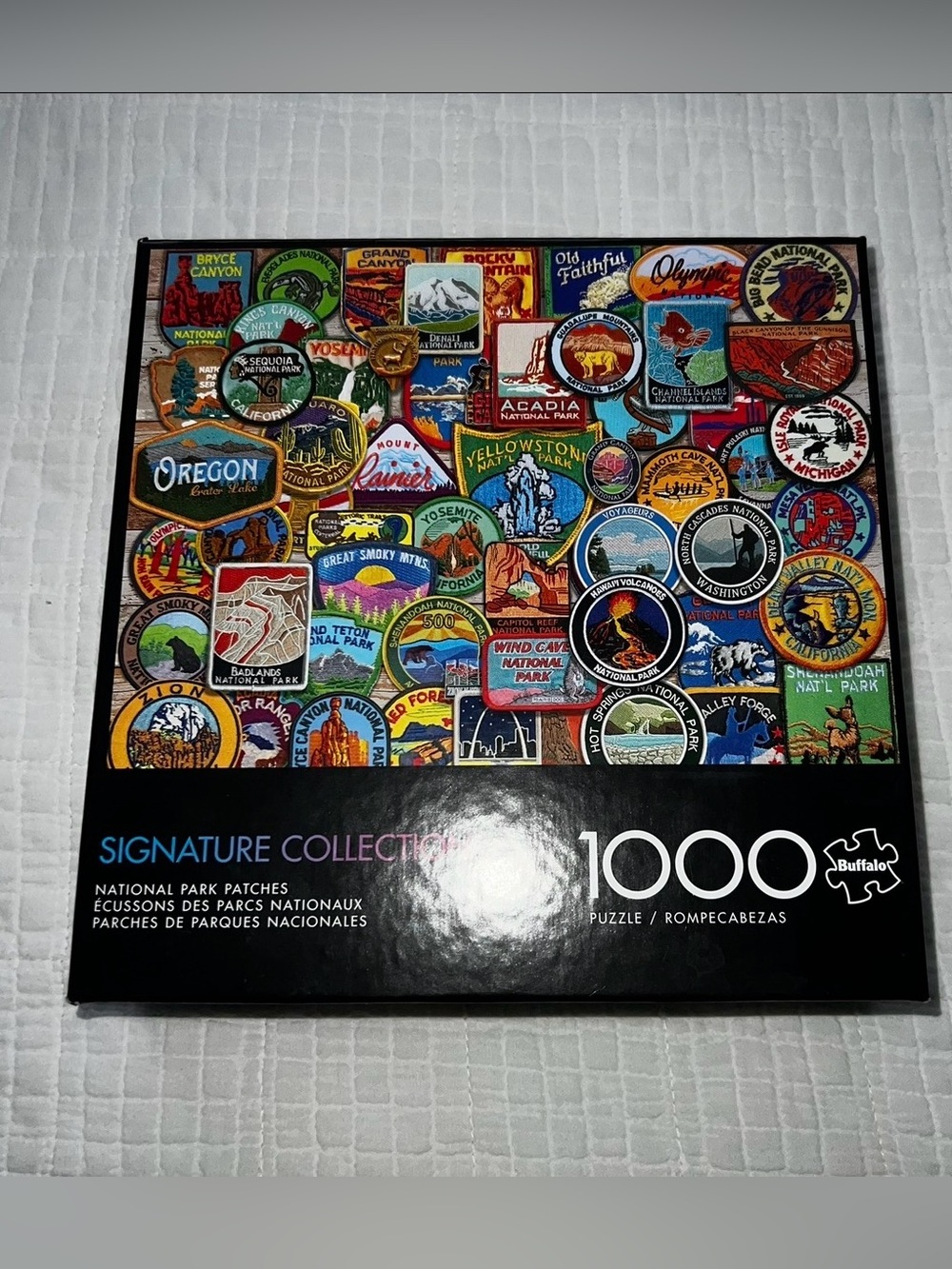 1000 Piece Jigsaw Puzzle Buffalo Games Signature Collection National Parks Patch